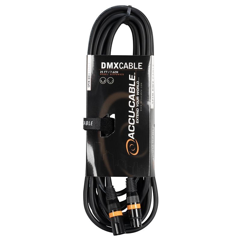 ADJ 25 FOOT, 5 PIN DMX CABLE