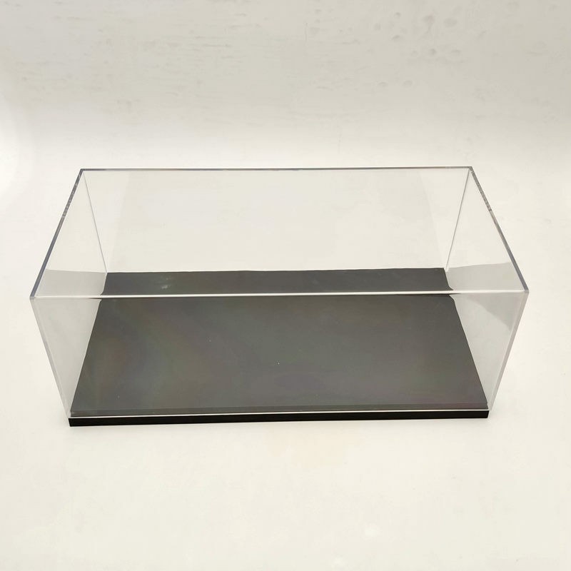 Display Boxes Acrylic Case Transparent Dustproof Gift 1:18 Scale Model Car 34cm