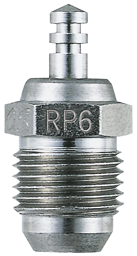 O.S. Engines RP6 Med On-Road Turbo Glow Plug Silver