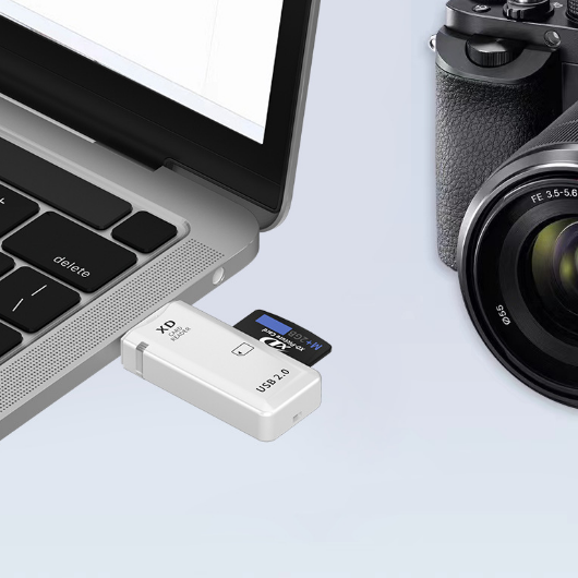 Portable Travel Memory Card Reader USB2.0 Card Reader Support XD Memory Card