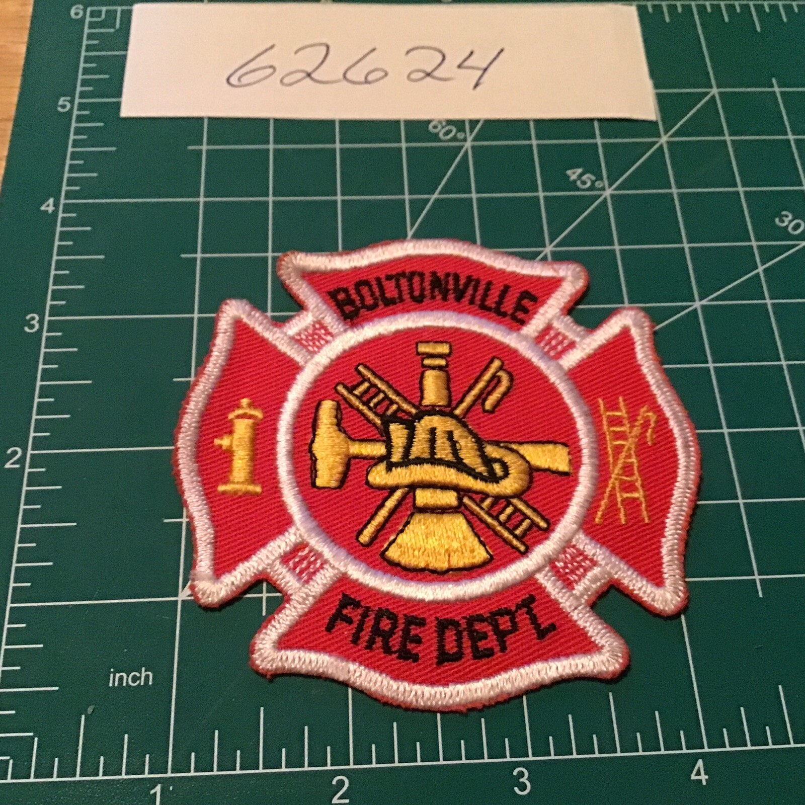 Boltonville Fire Wisconsin WI 3.25" Patch Sew On