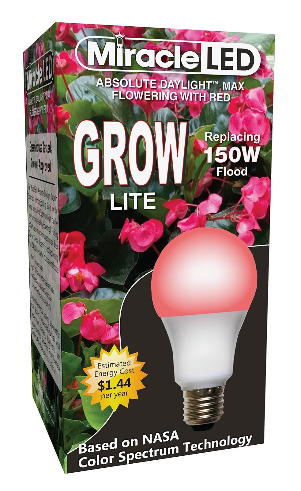 604586 Ultra Grow Red Spectrum Grow Light Replaces 150W