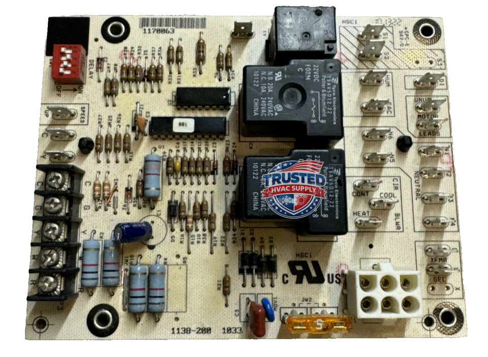 1170063 GUARANTEED WORKING TESTED GOOD Furnace control board 1138-200