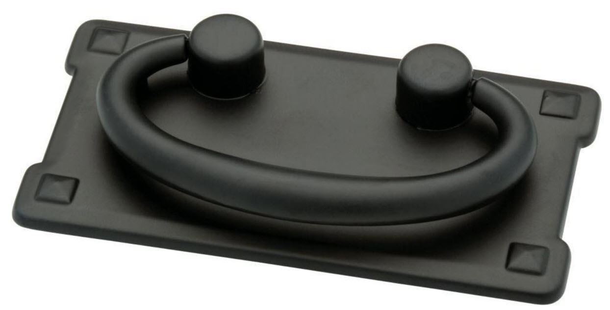 3" Mission Horizontal Bail Pull  Flat Black