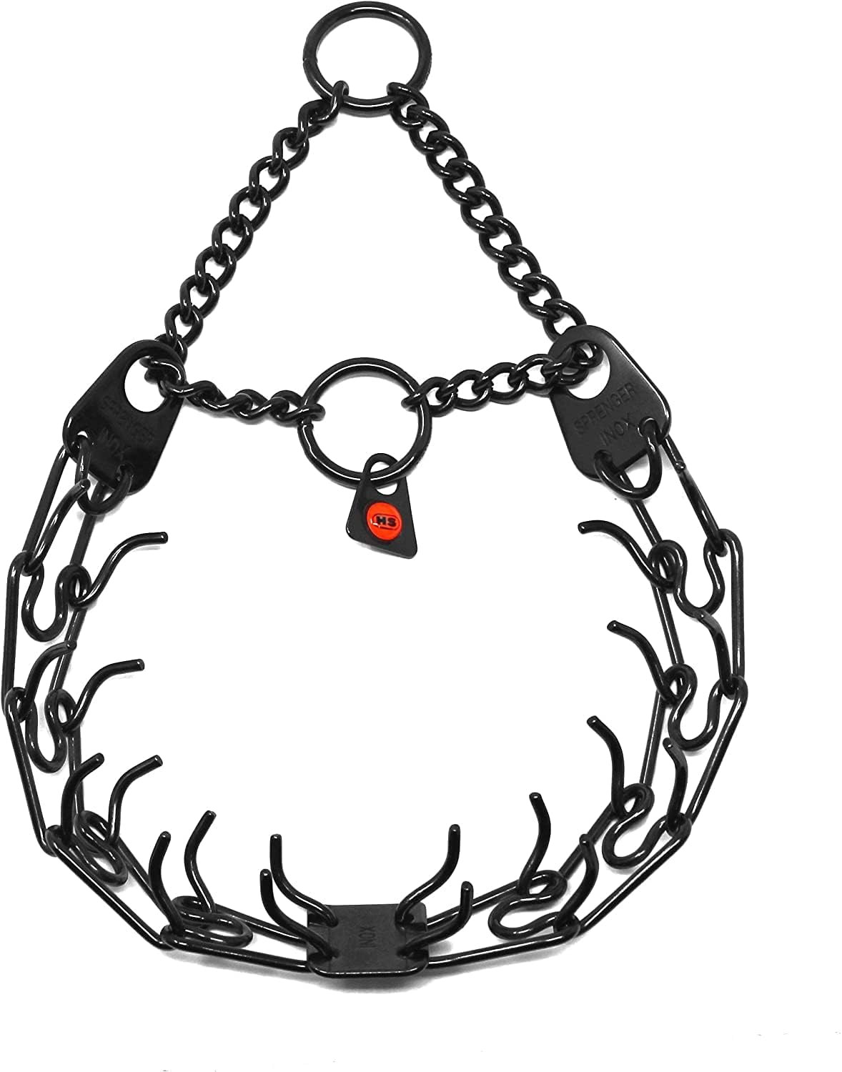 HS Herm. SPRENGER Germany Black Stainless Steel Prong Dog Training Collar Ultra-