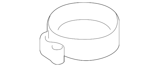Genuine BMW Filler Hose Clamp 16-13-1-181-316