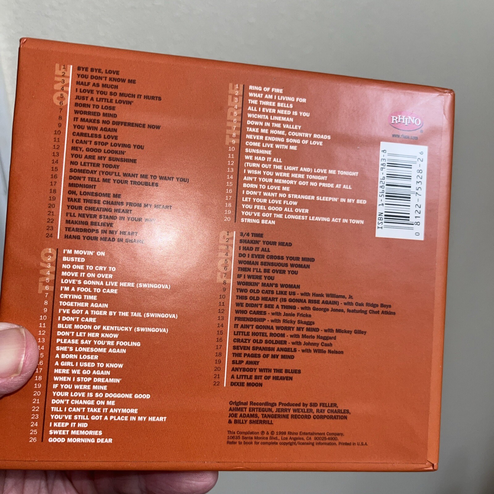 Ray Charles Complete Country Western Cd Box Set 4 Cd Book