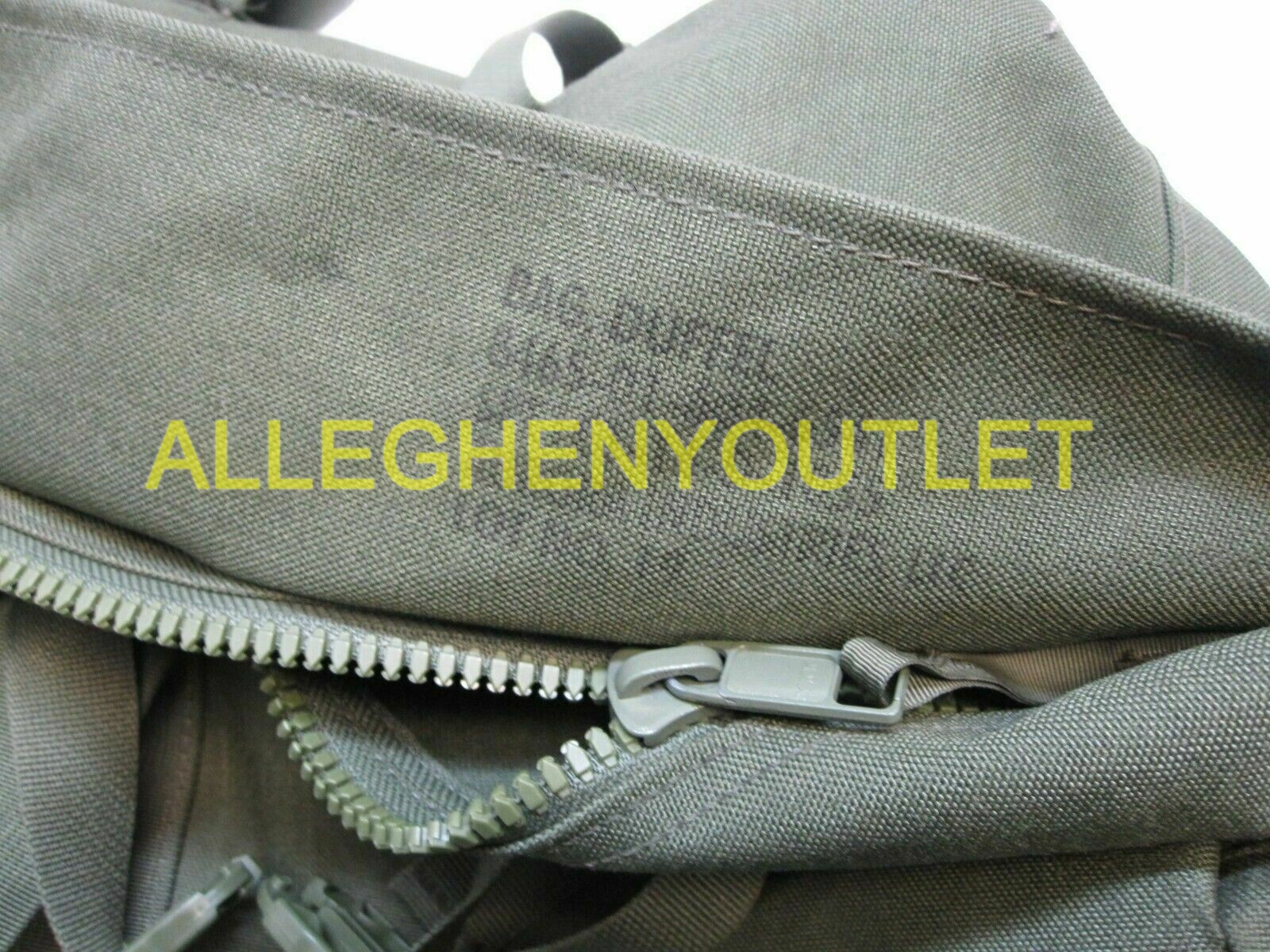 Improved Duffel Bag OD US Military Zipper Deployment Flight Travel NO PAINT VGC