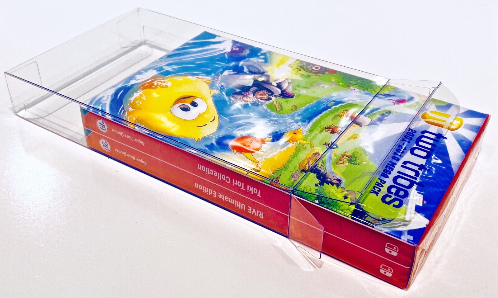 1 Box Protector Fits Some (NOT ALL!)  NINTENDO SWITCH DOUBLE PACKS   Read!!!
