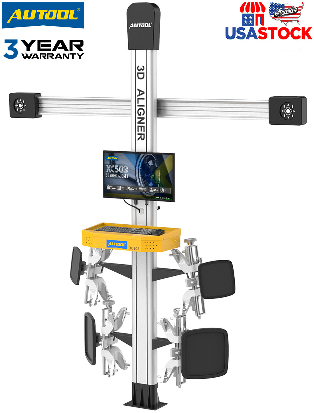 3D Wheel Alignment Machine Wheel Aligner Car Wheel Alignment System Tire Aligner