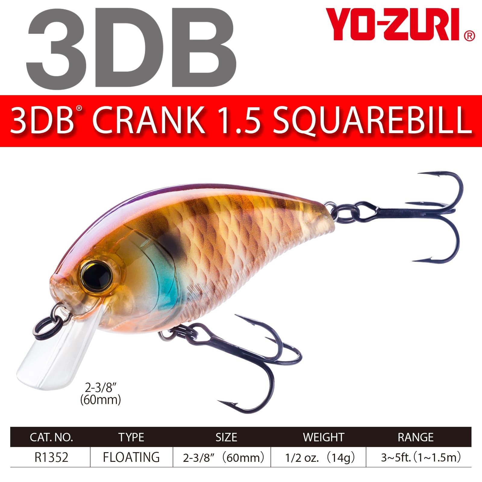 Duel 3DB Real Bluegill One Size