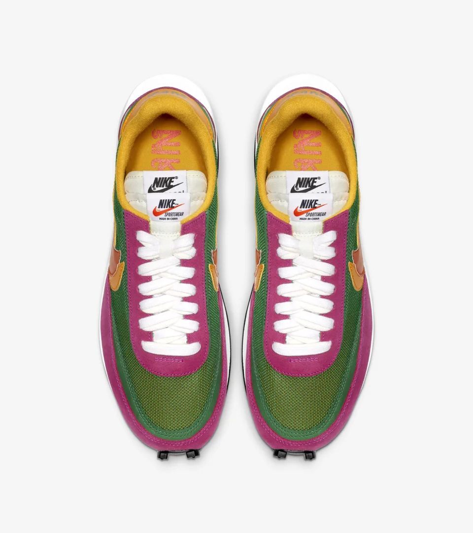 sacai × NIKE LDV WAFFLE PINE GREEN BV0073-301 Men's US3.5-14 NEW