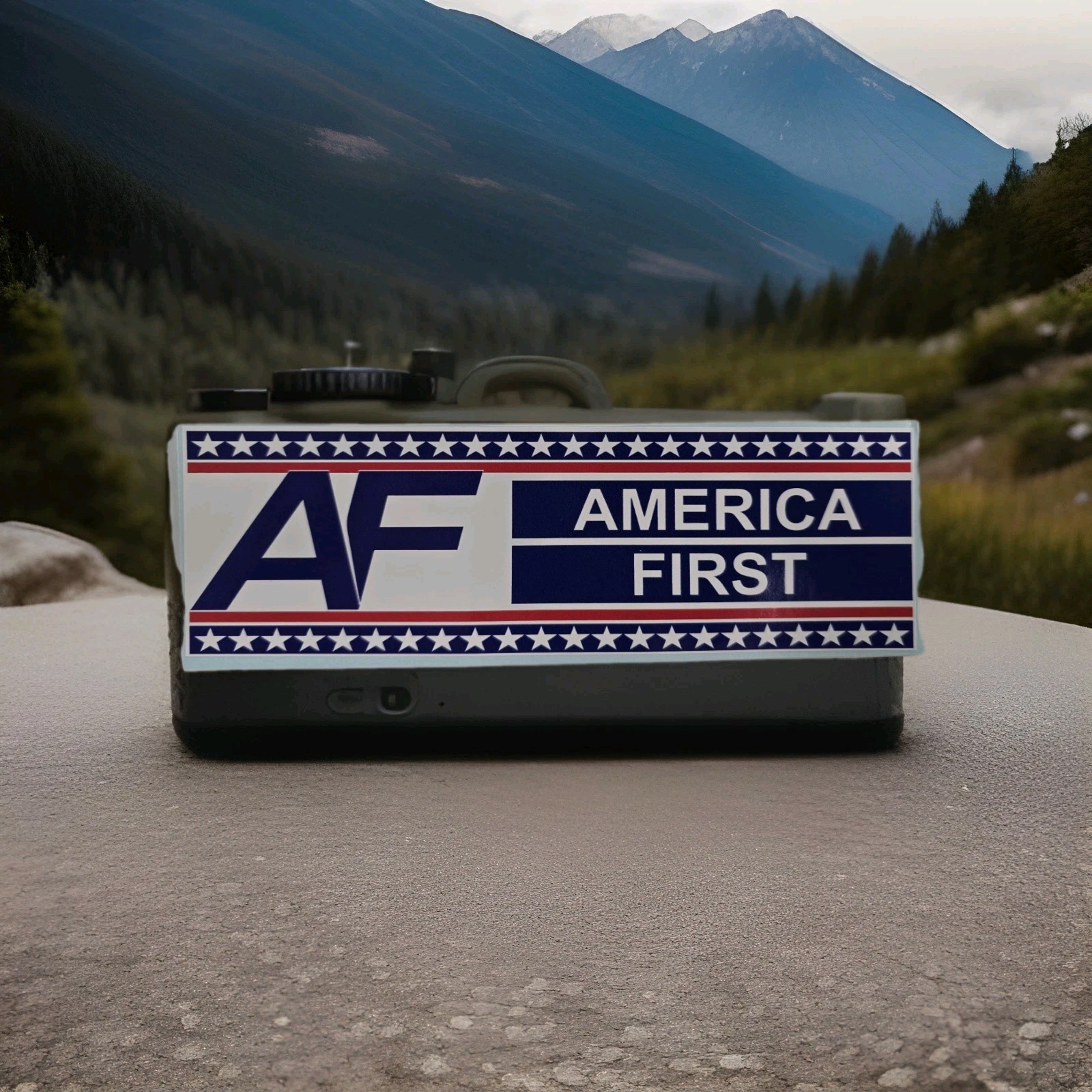 America First Nick Fuentes Vinyl  Bumper Sticker Decal • Conservative Design