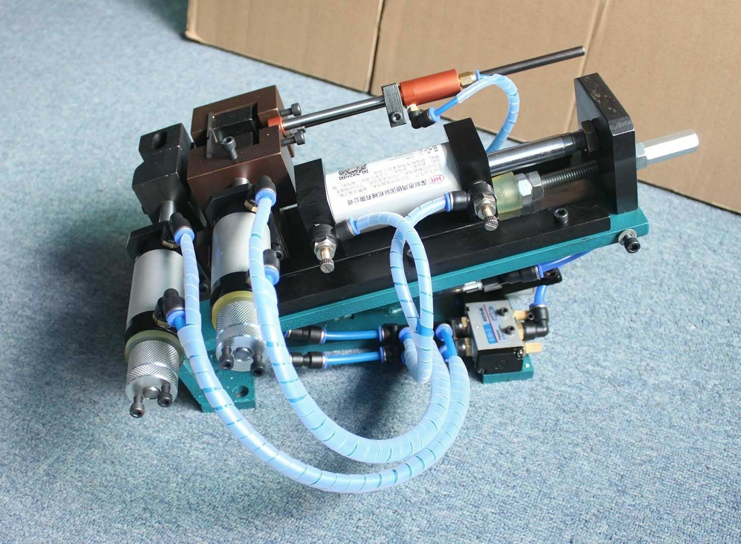 220V Pneumatic Copper Wire Stripping Machine Semi-Automatic Cable Peeling Stripp