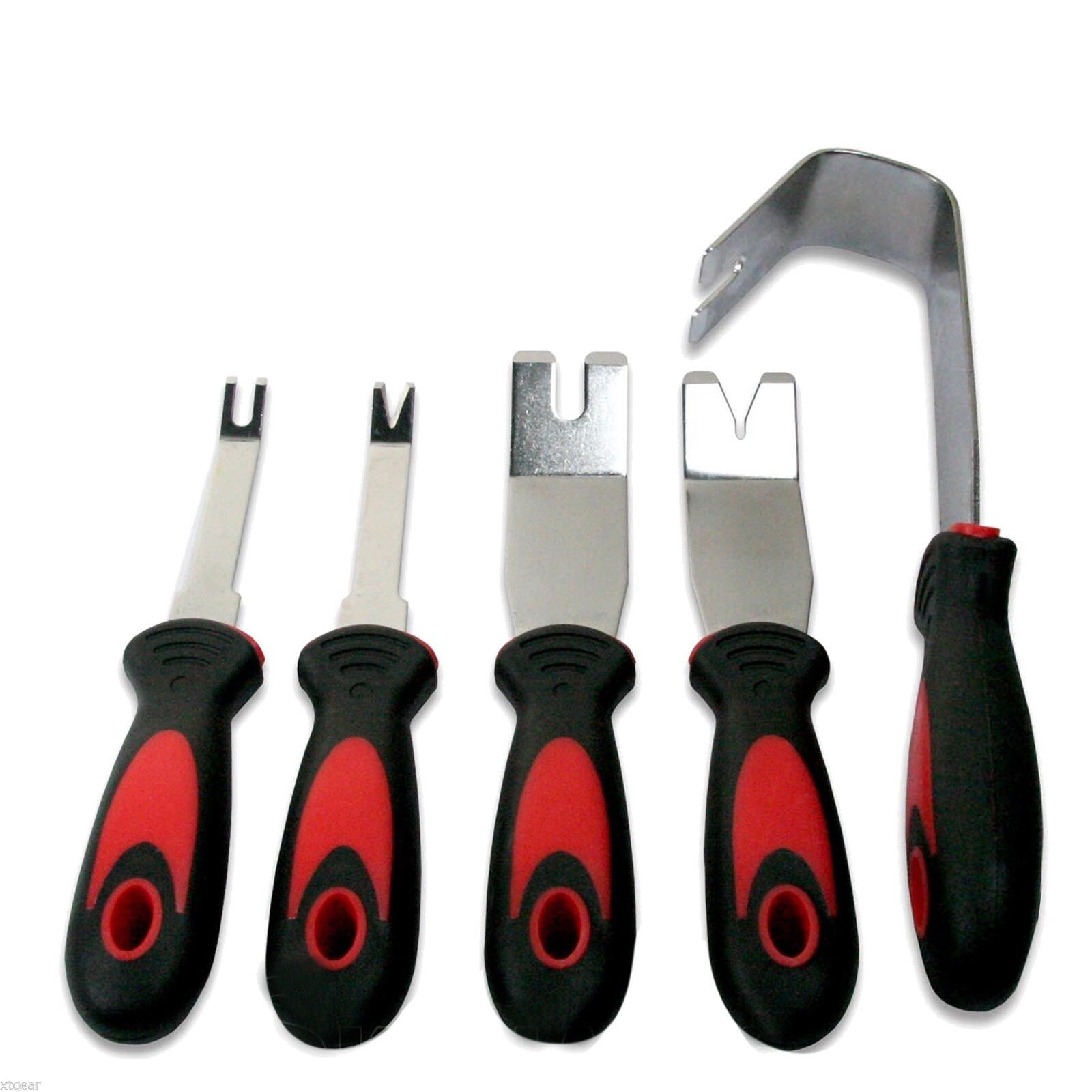 5Pc Stainless Steel Auto Trim Door Panel Molding Removal PRO Tool Kit