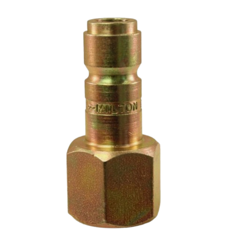MILTON 1818 2 PACK  1/2" MALE PLUG G- NIPPLE-3/8" THREAD