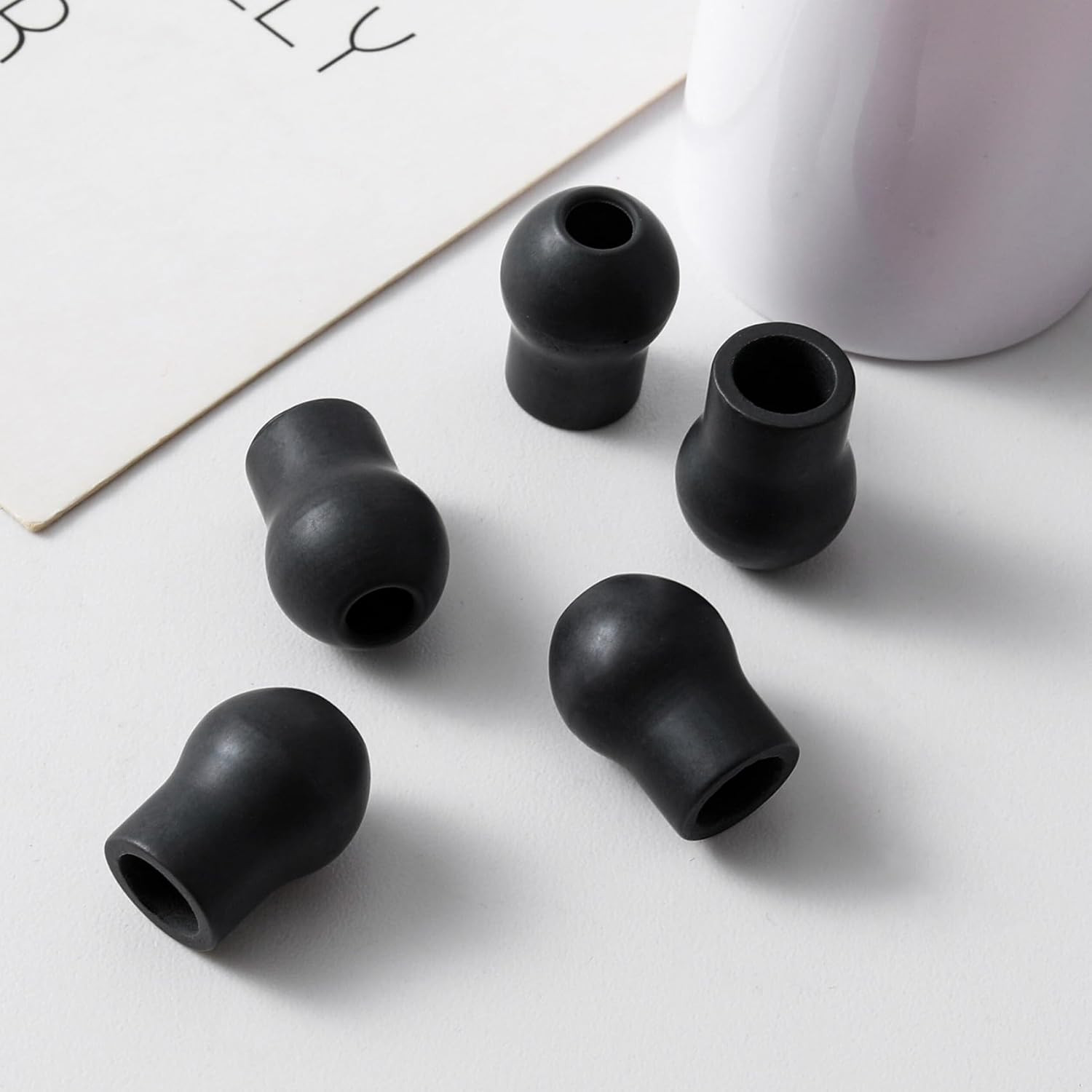 6Pcs Stethoscope Ear Tips Replacement, Silicone Stethoscope Ear Pieces, Pliable