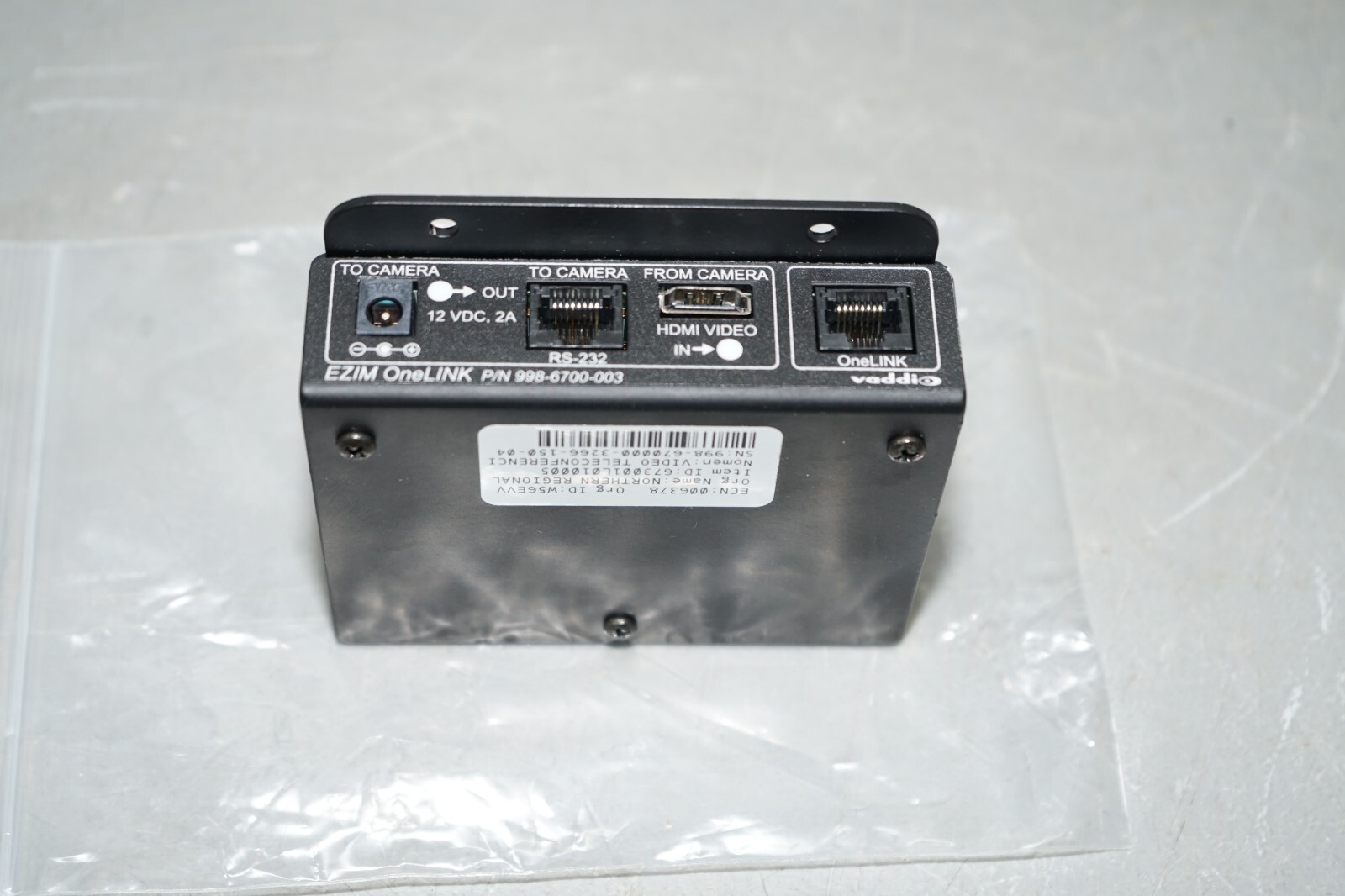 ^ Vaddio 998-6700-003 EZIM OneLink Camera Interface #X4656