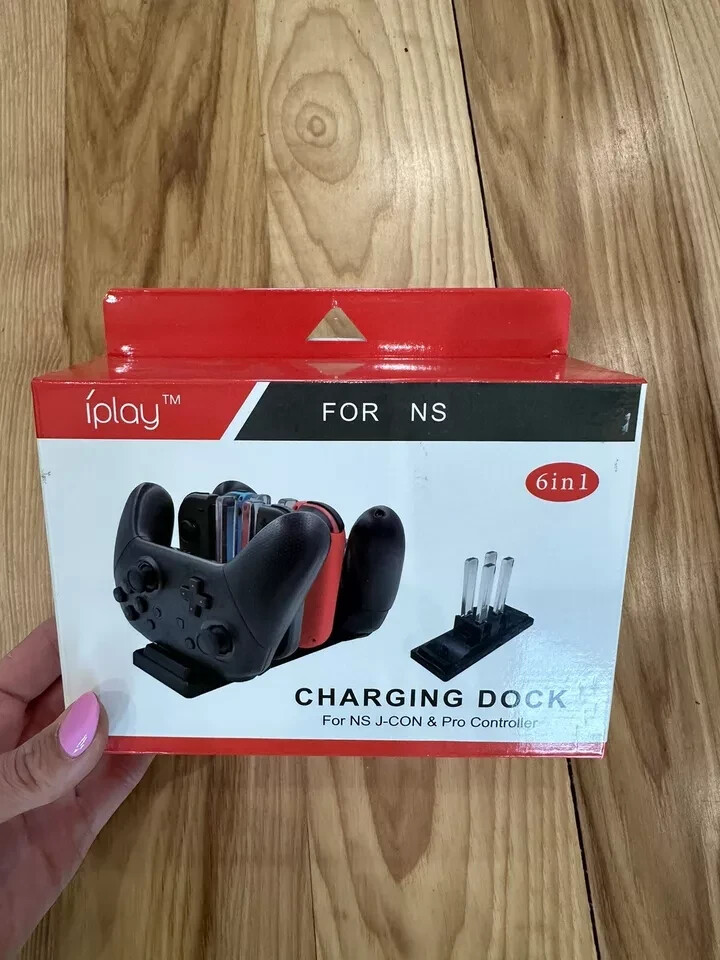 Iplay Charging Dock for NS J-CON & Pro Controller NEW FACTORY SEALED
