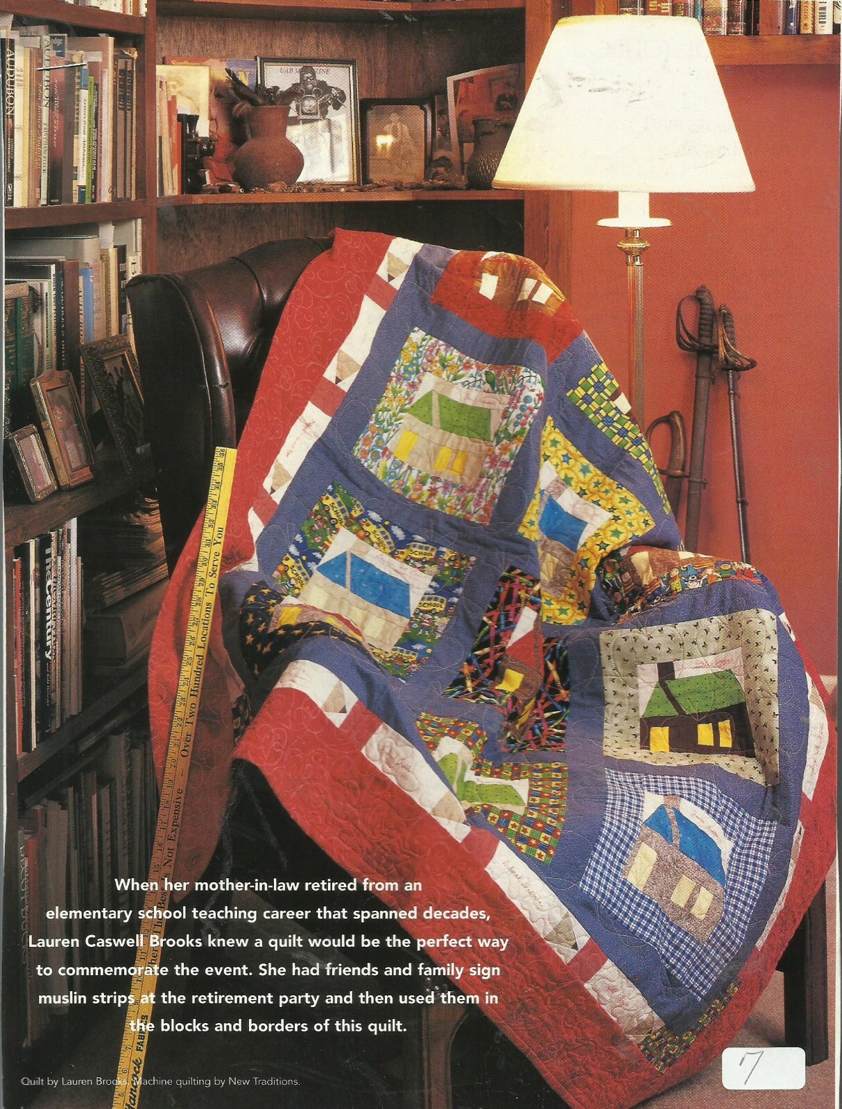 C0106 SCHOOL ROCK QUILT PATTERN/INSTRUCTIONS