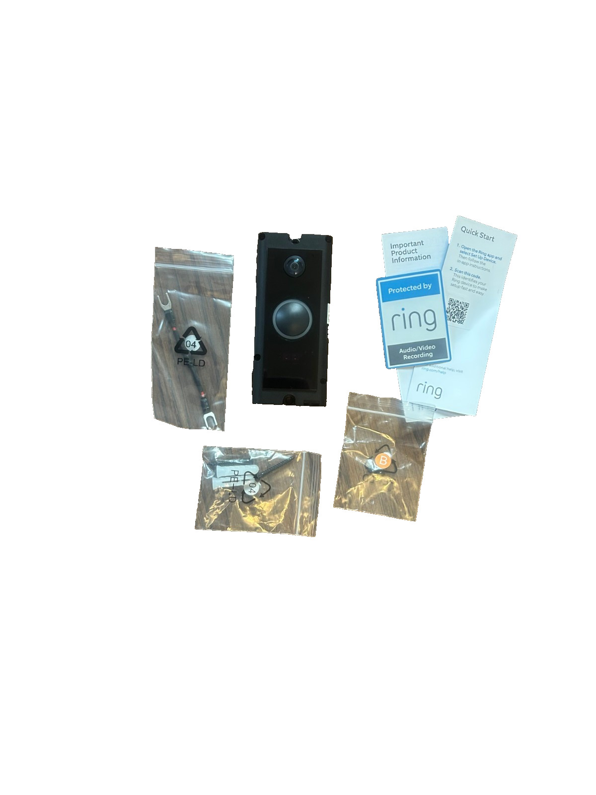Ring Wired Doorbell (Model 5AT3T5) Open Box
