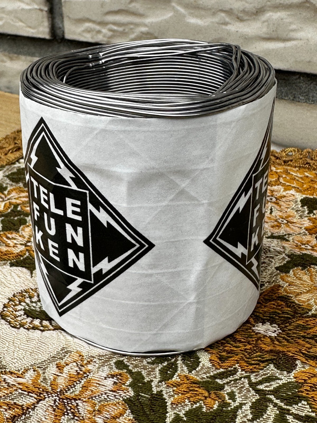 1kg  Telefunken 1mm solder  West german 195o  vintage solder audio