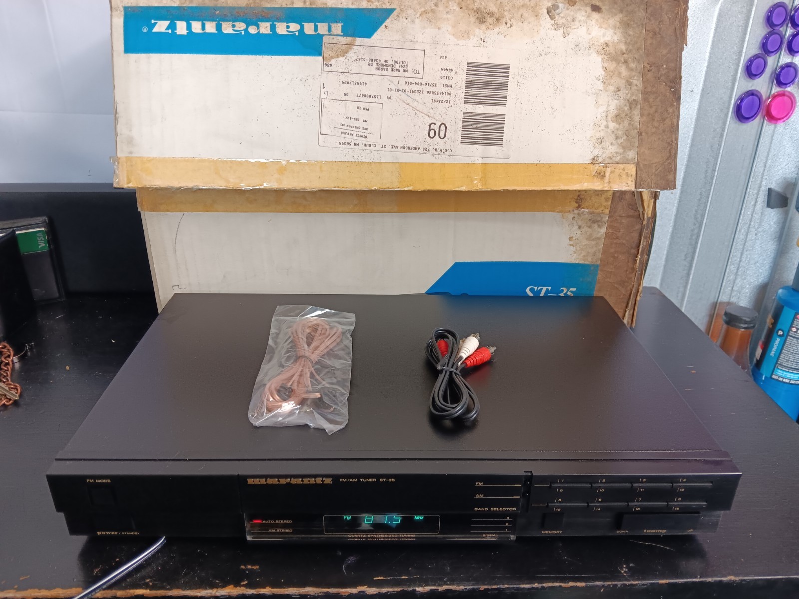 Nos Marantz ST-35L FM/MW/LE Tuner Hifi Audio Radio Separate