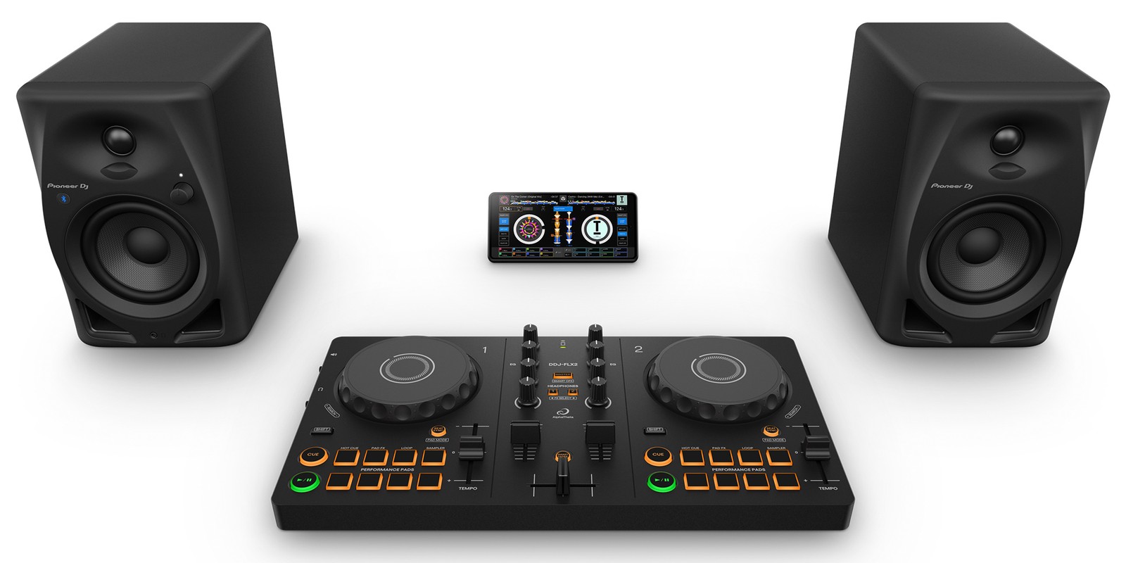AlphaTheta DDJ-FLX2 Compact 2-Channel DJ Controller
