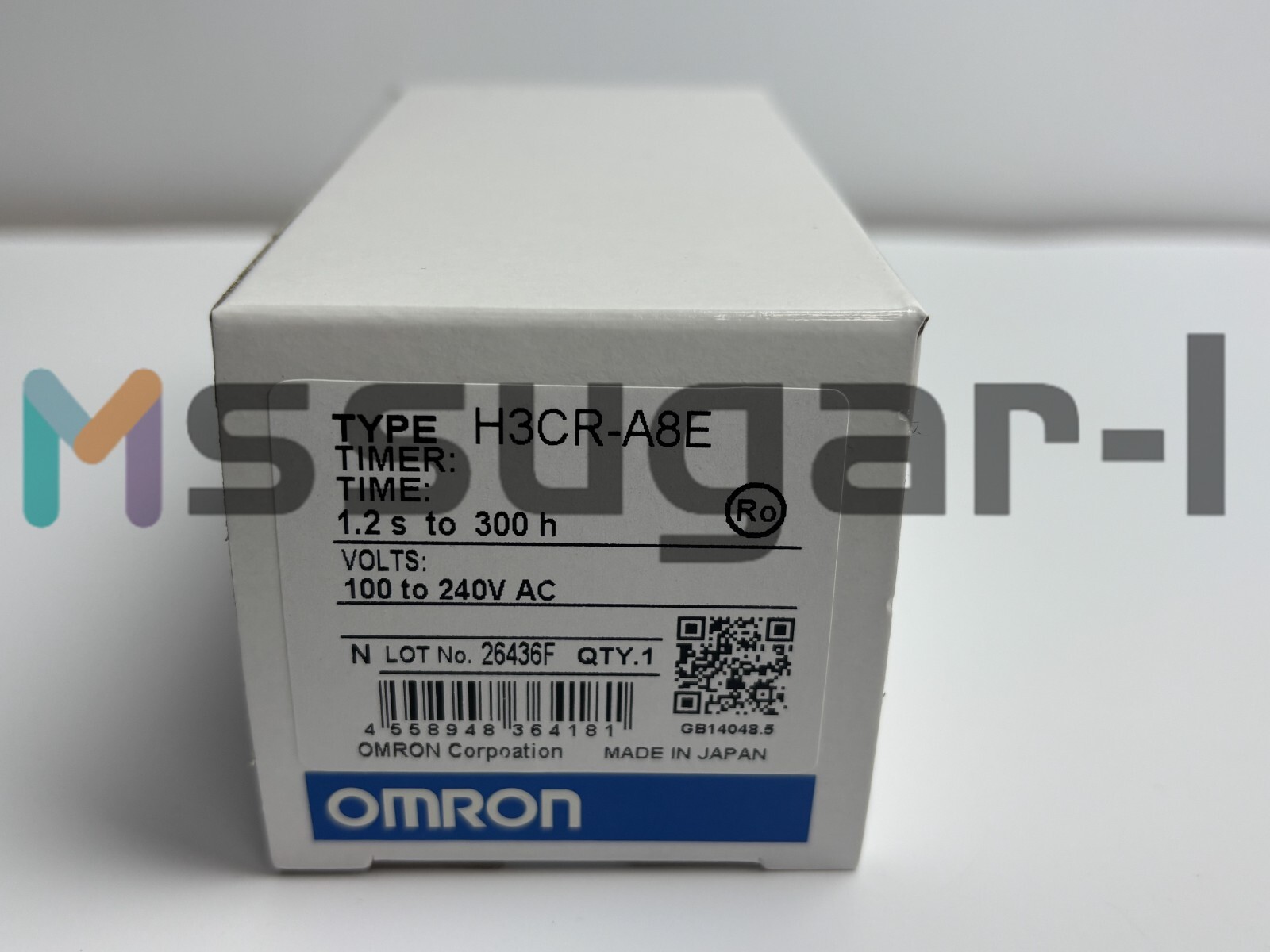 OMRON H3CR-A8E H3CRA8E Timer 100-240VAC/100-125VDC New in Box Free Ship