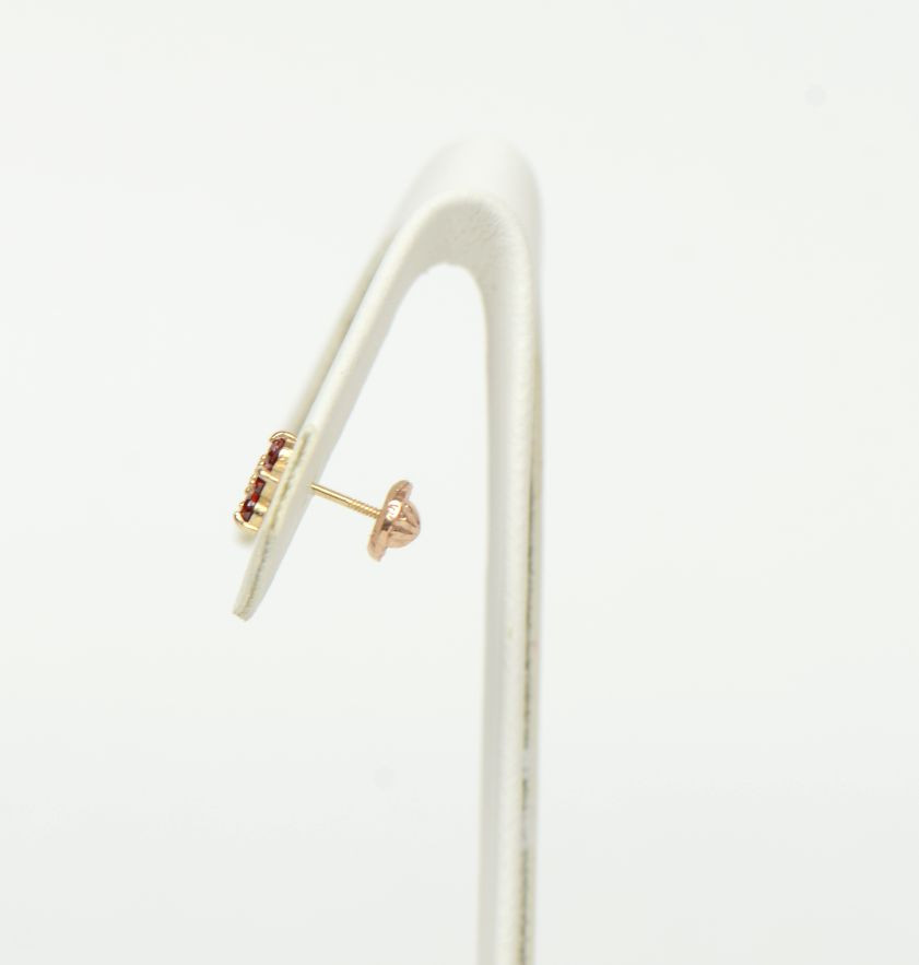 14K Yellow Gold Earring Screw Back
