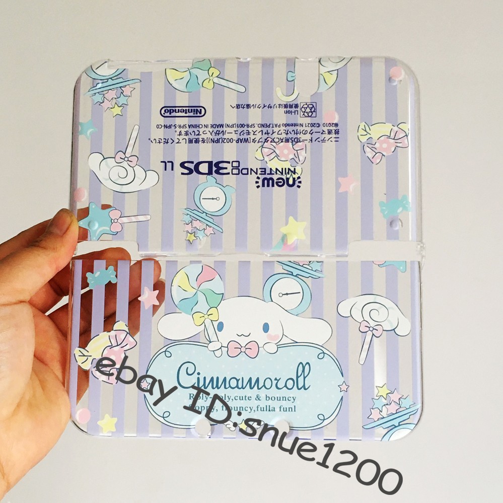 Hot Custom Cinnamoroll Case Cover Plate for Nintendo New 3DS LL Protective Shell