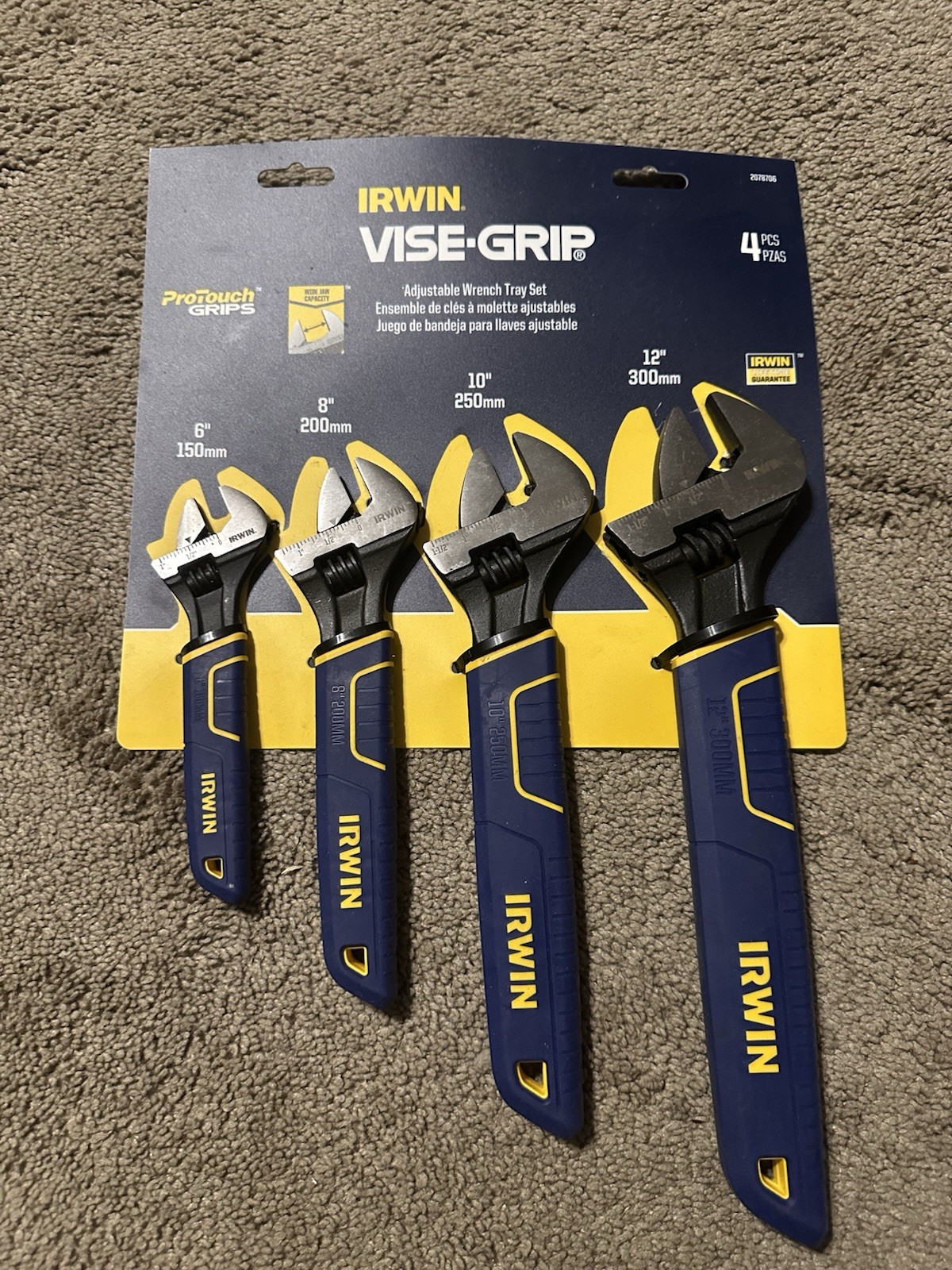 IRWIN Vise-Grip Adjustable Wrench Set