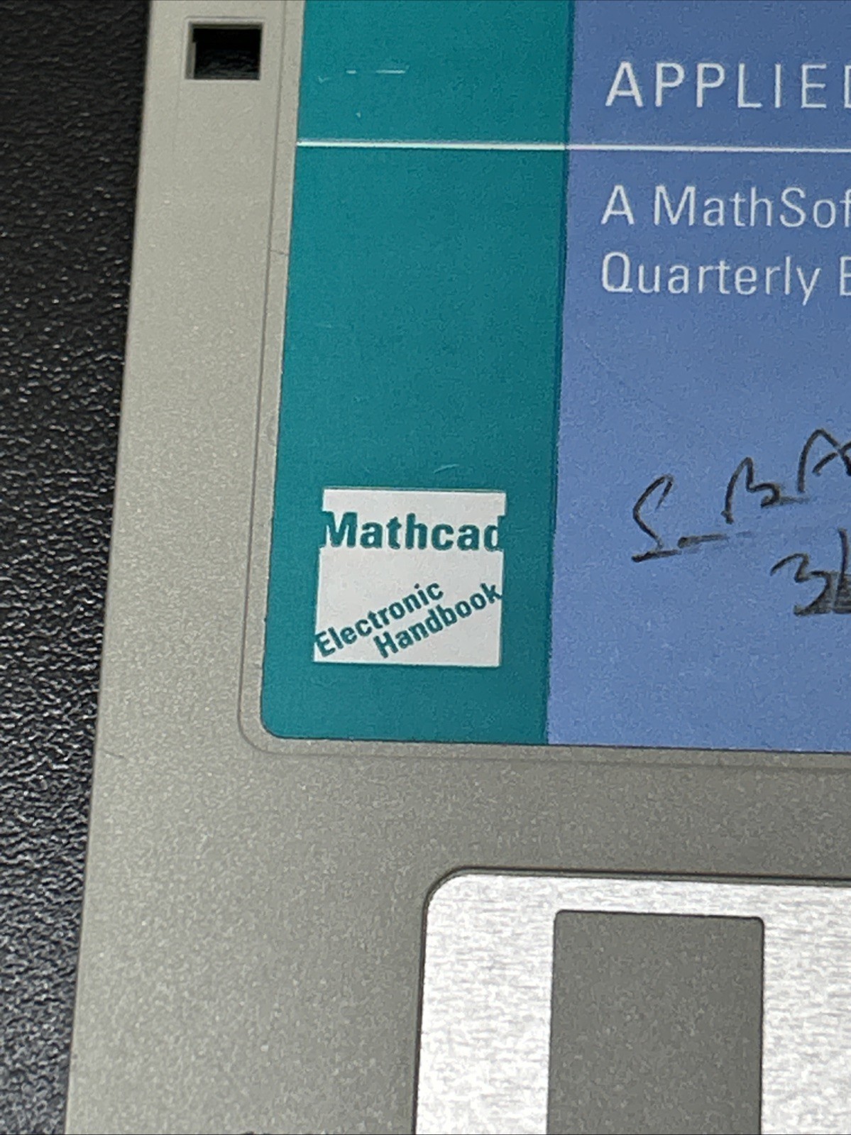 Applied Mathcad - 1992 - 3.5" Floppy Disk - Mathsoft - Vintage Software