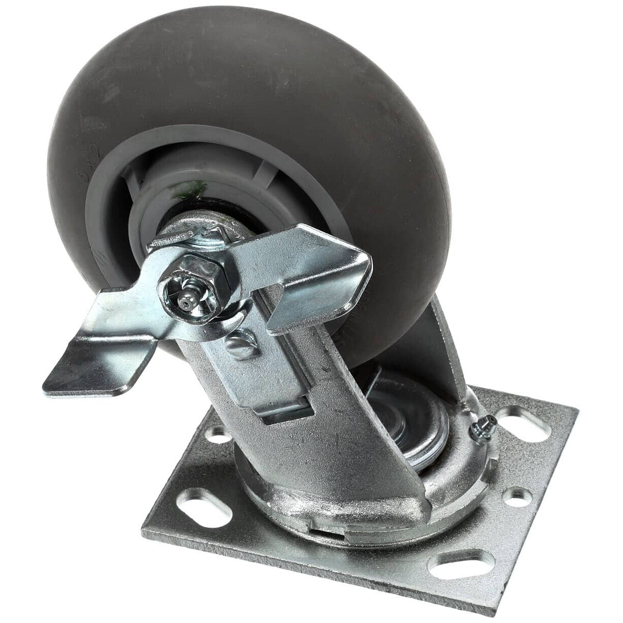 FWE CSTR52SBPRR Caster 5 Swivel Brake Multiter