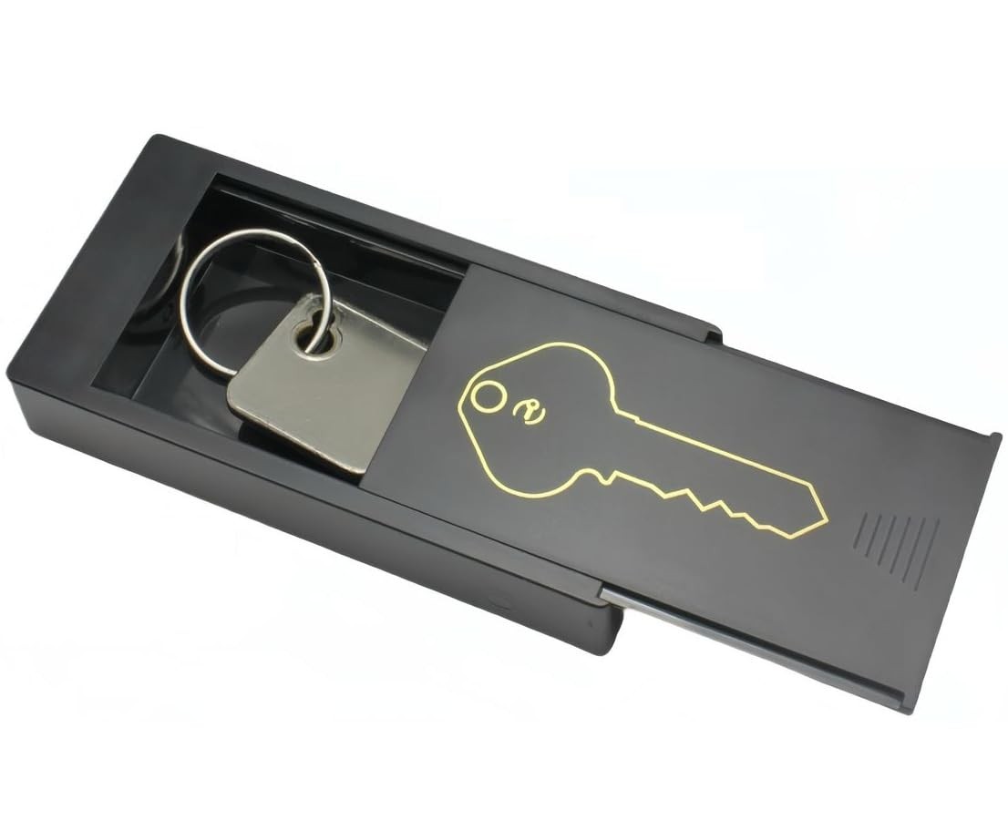 Caja Oculta para Llaves Imanes Auto Gran Iman Guardallave Almacenamiento Secreto