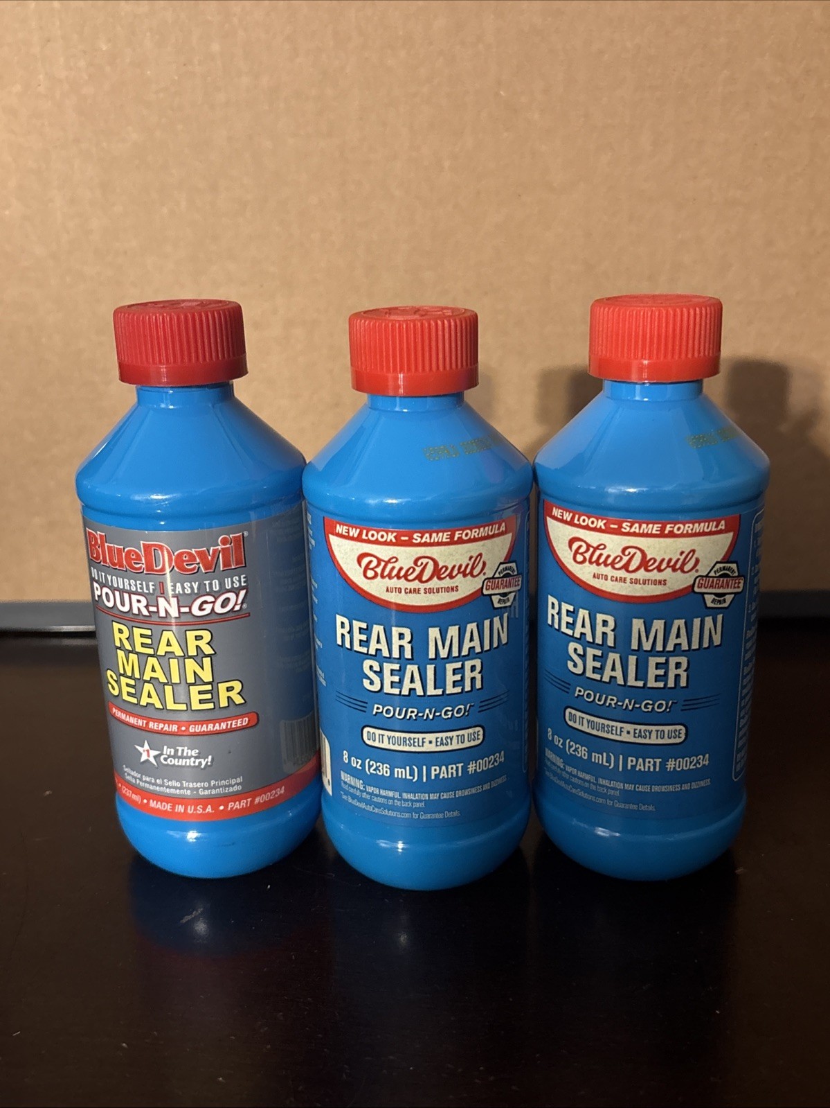 BlueDevil Products 00234 Rear Main Sealer 8 Ounce Lot Of (3)