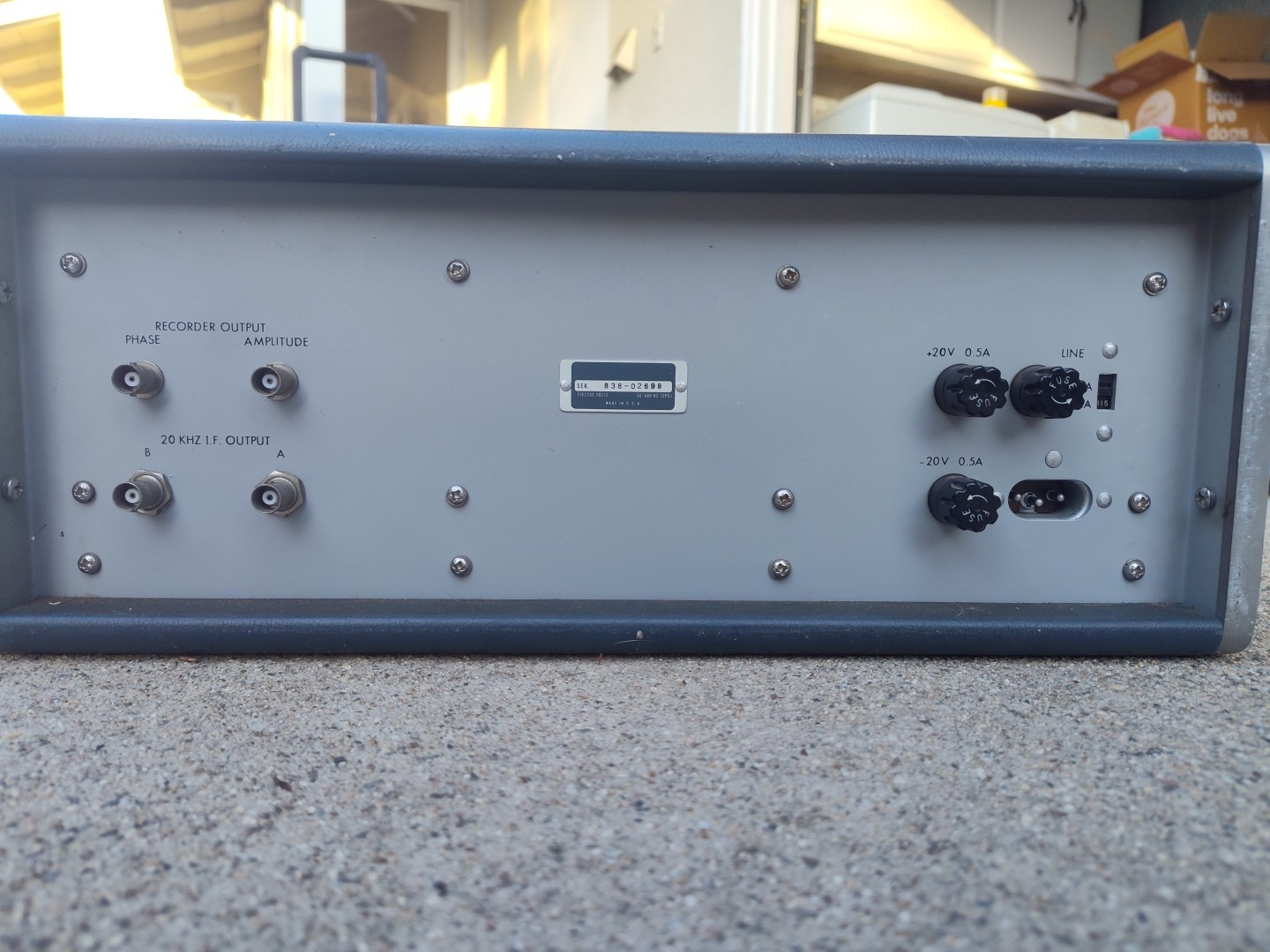 Hewlett-Packard 8405A Vector Voltmeter