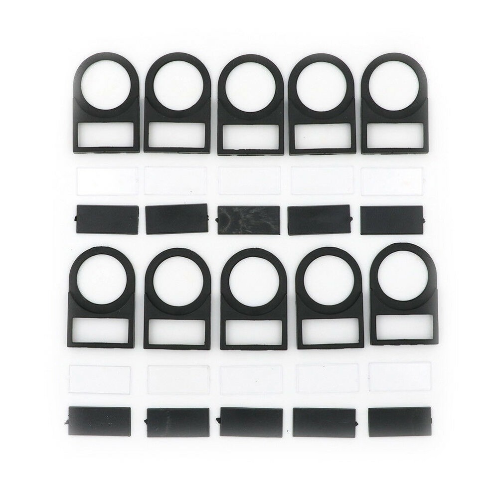 Keep Your Switches Classified with 10pcs 22mm Push Button Switch Panel Labels