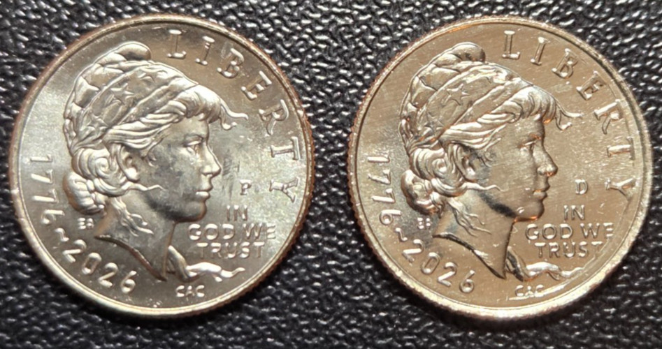 Ten (10) 2026-P/D SemiQ Emerging Liberty Uncirculated Dime 2-Coin Sets