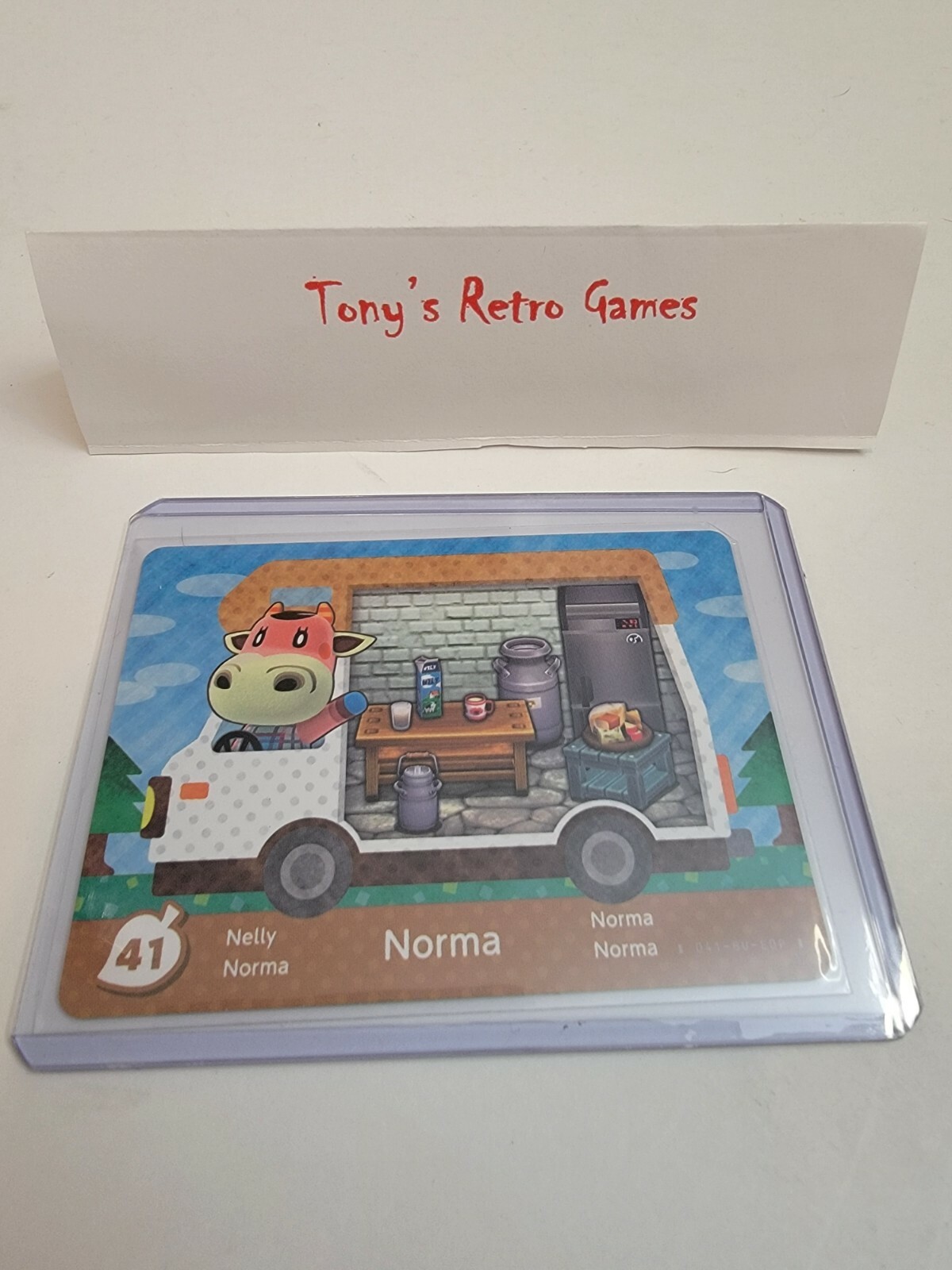 *EUROPEAN* 41 NORMA WELCOME HOME NINTENDO ANIMAL CROSSING RV EUR AMIIBO CARD!!