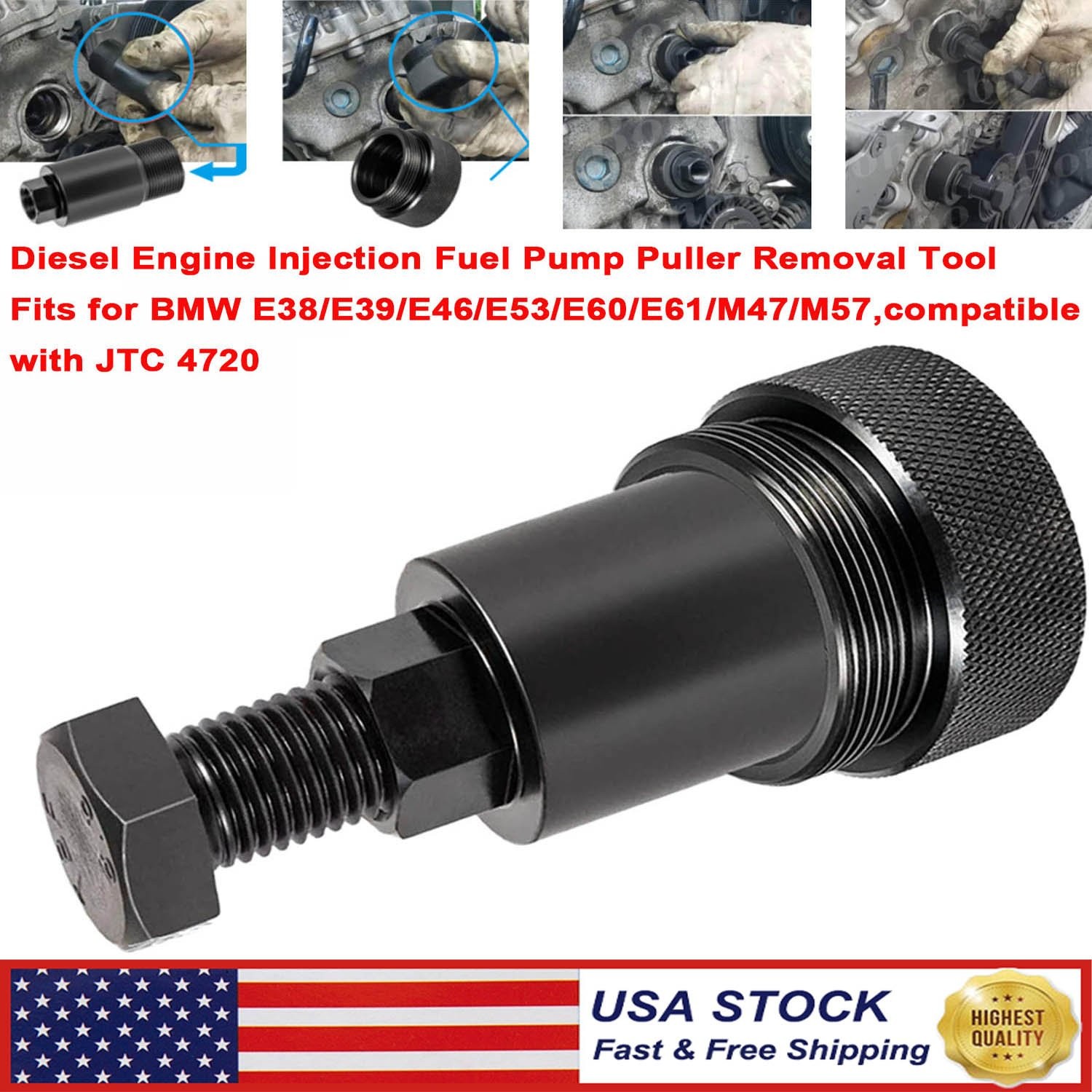 for BMW Diesel Engine Injection Fuel Pump Puller Removal Tool Replace JTC 4720
