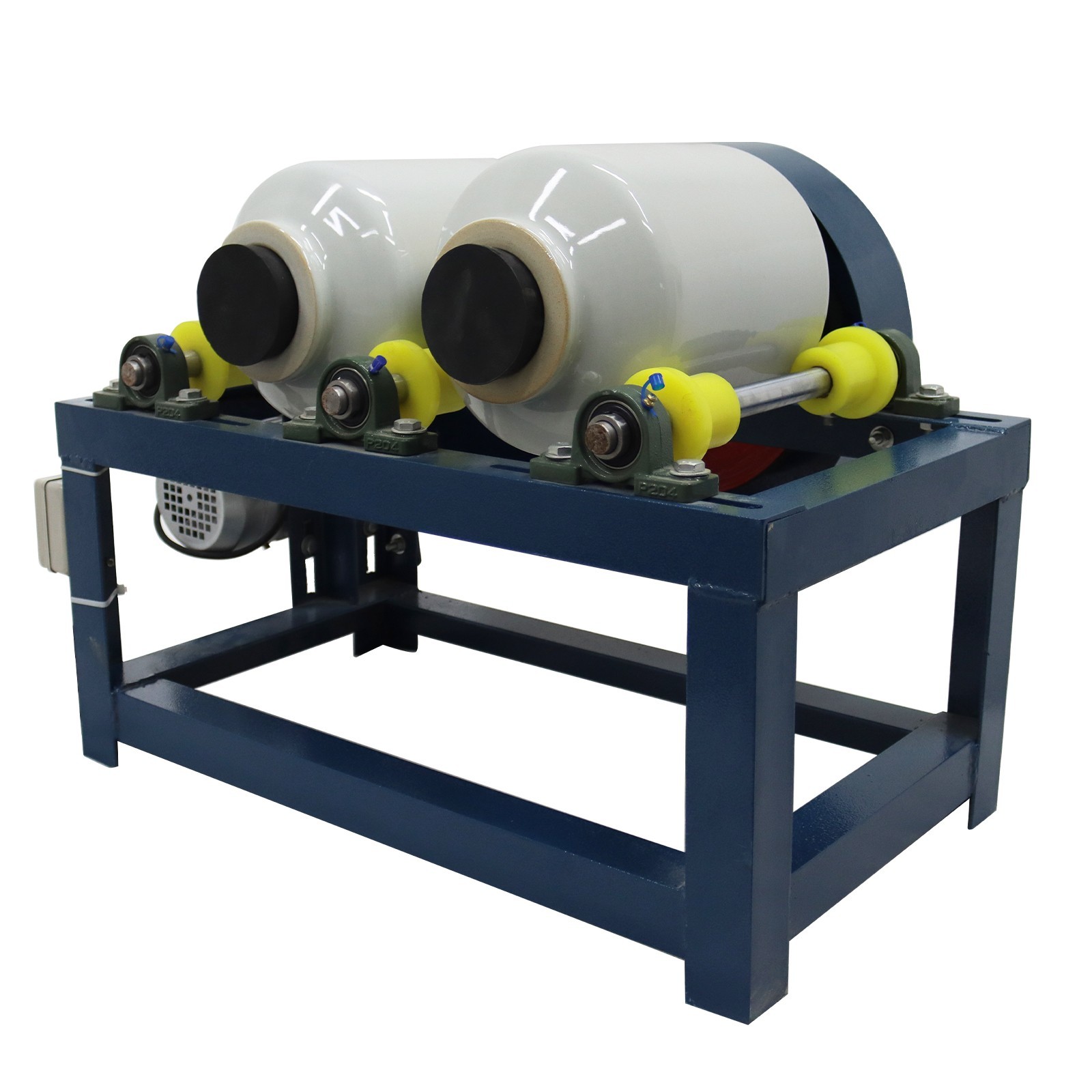Horizontal Ball Mill Lab Fine Grinding Machine 5L Double Ceramic Jar 300 Mesh