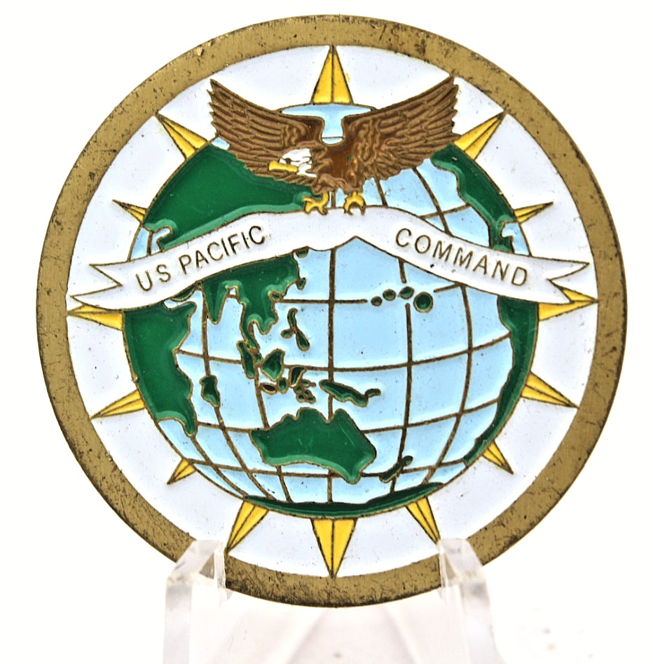 US Pacific Command Stray Goose 40th Anniv Challenge Coin 1.5" Copper