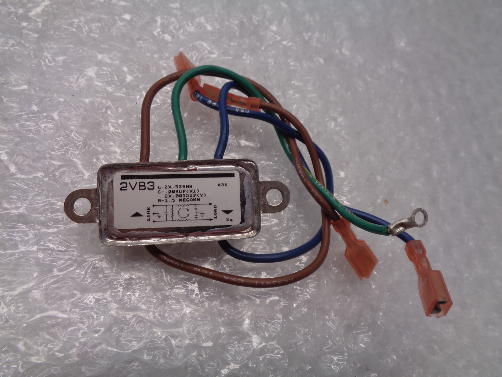 CORCOM 2VB3 POWER LINE FILTER NSNP