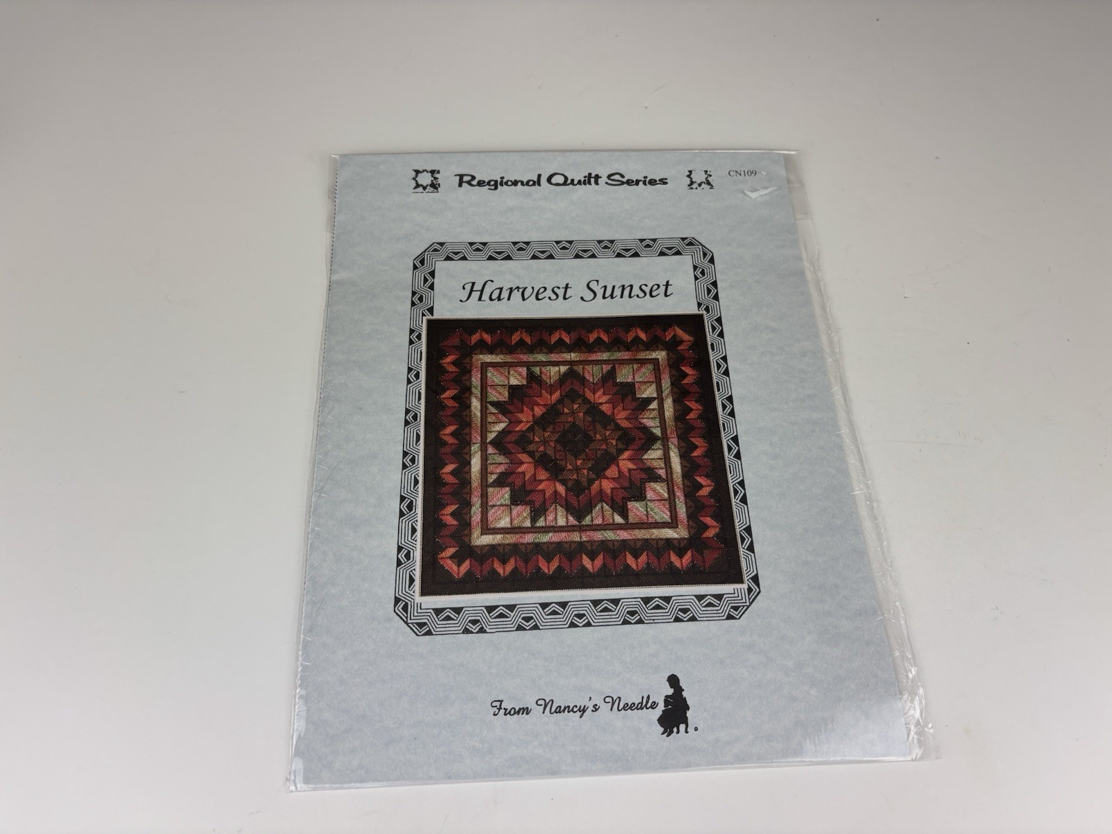 From Nancy’s Needle Quilt Series Harvest Sunset Needlepoint Pattern 1S