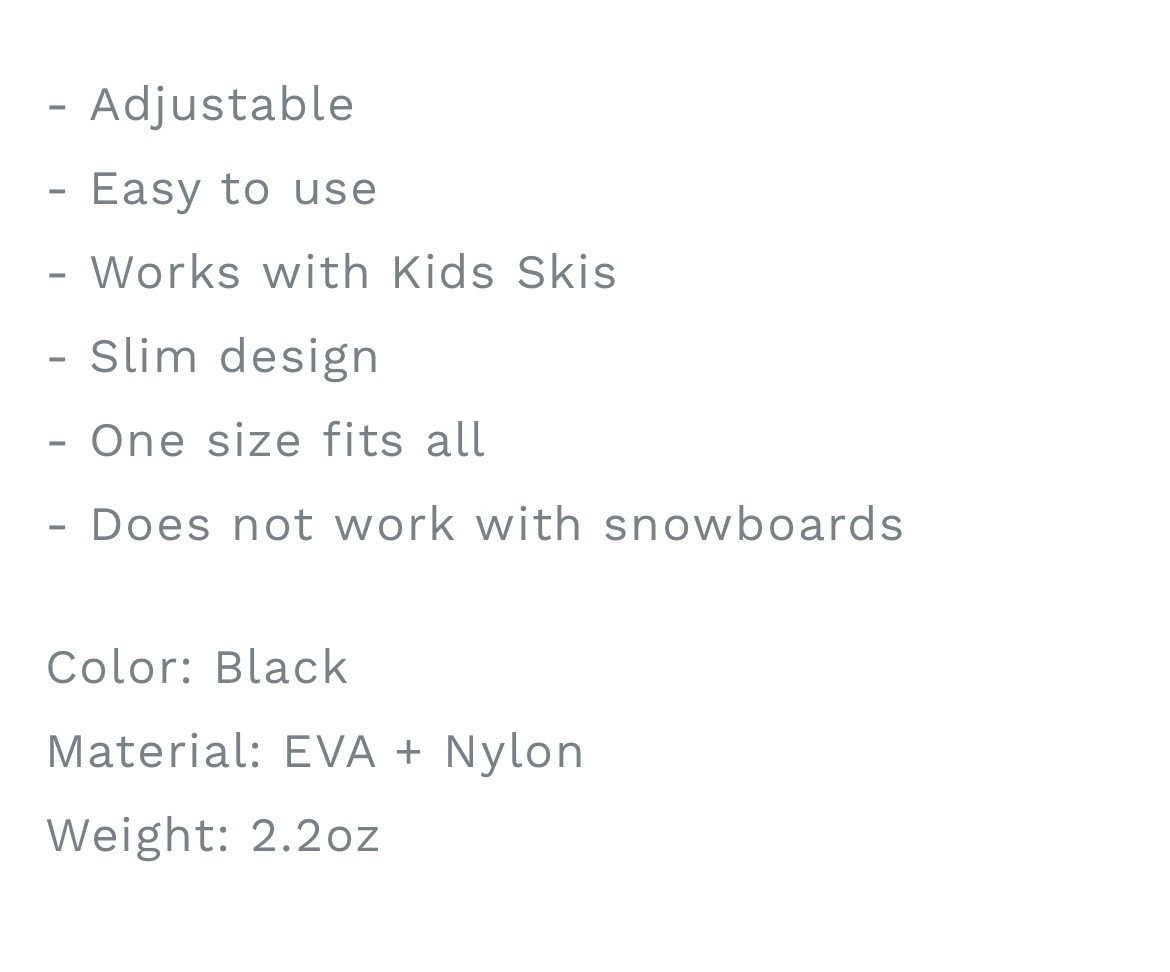 The “SKI STRAP” Ski Carrier Brand New