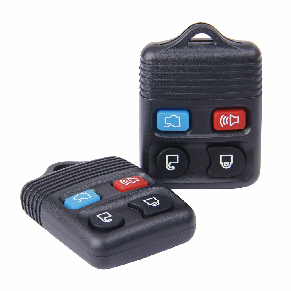 2Pack 4 button keyless entry remote key fob w/Batter For Ford Expedition Explore