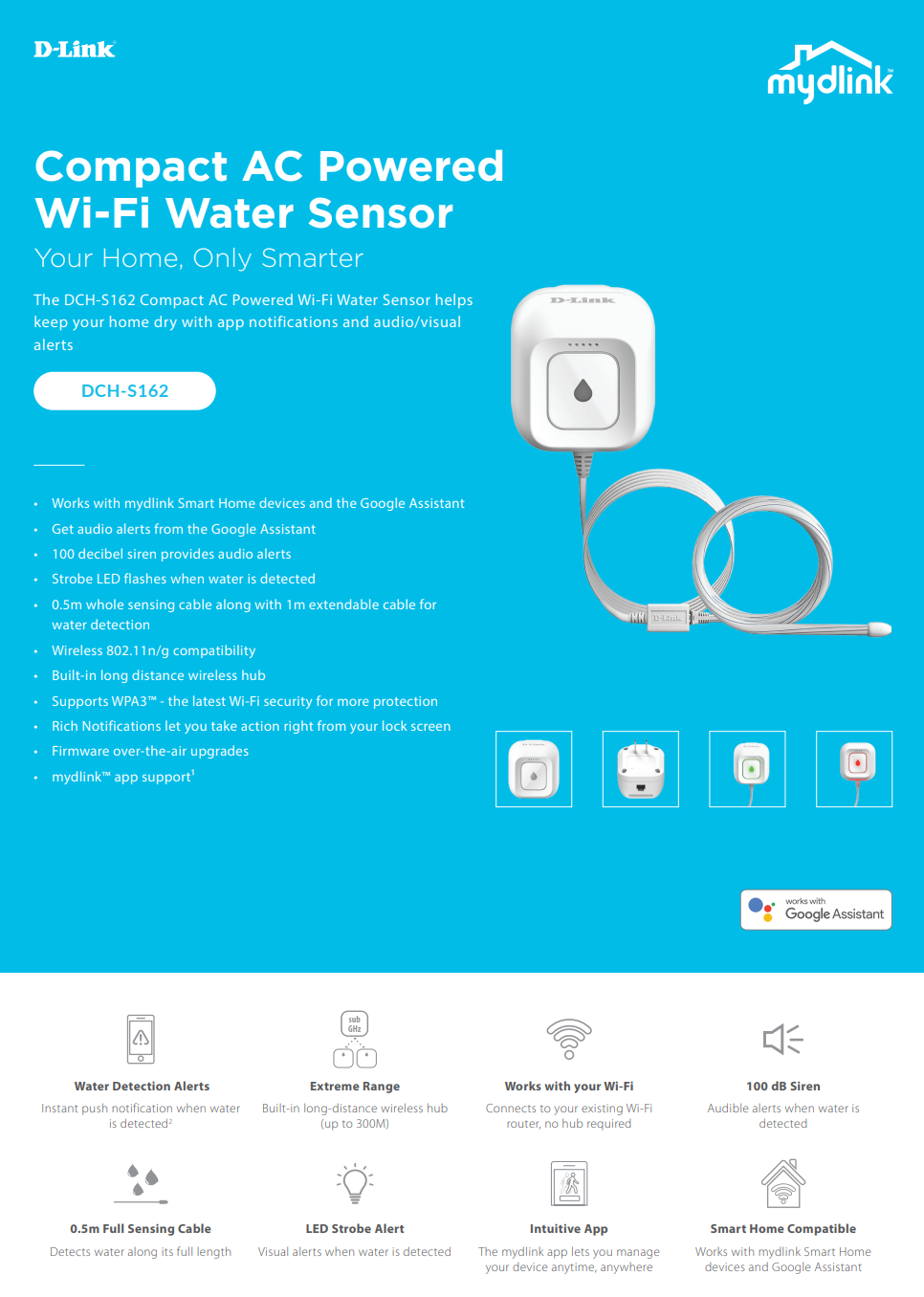 4" WIRELESS D-LINK CLEANOUT PLUG ALARM SENSOR
