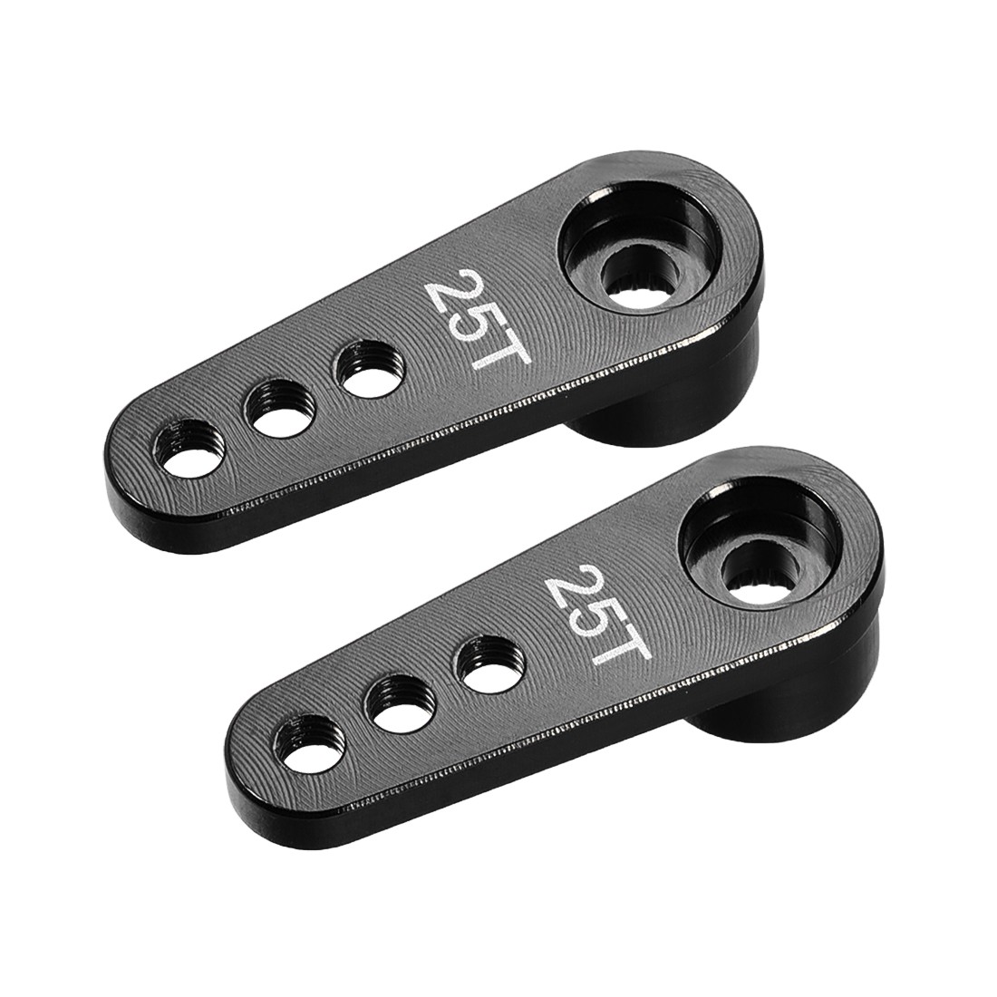 2PCS RC Products 25T Aluminum Servo Horn for RC Model Black