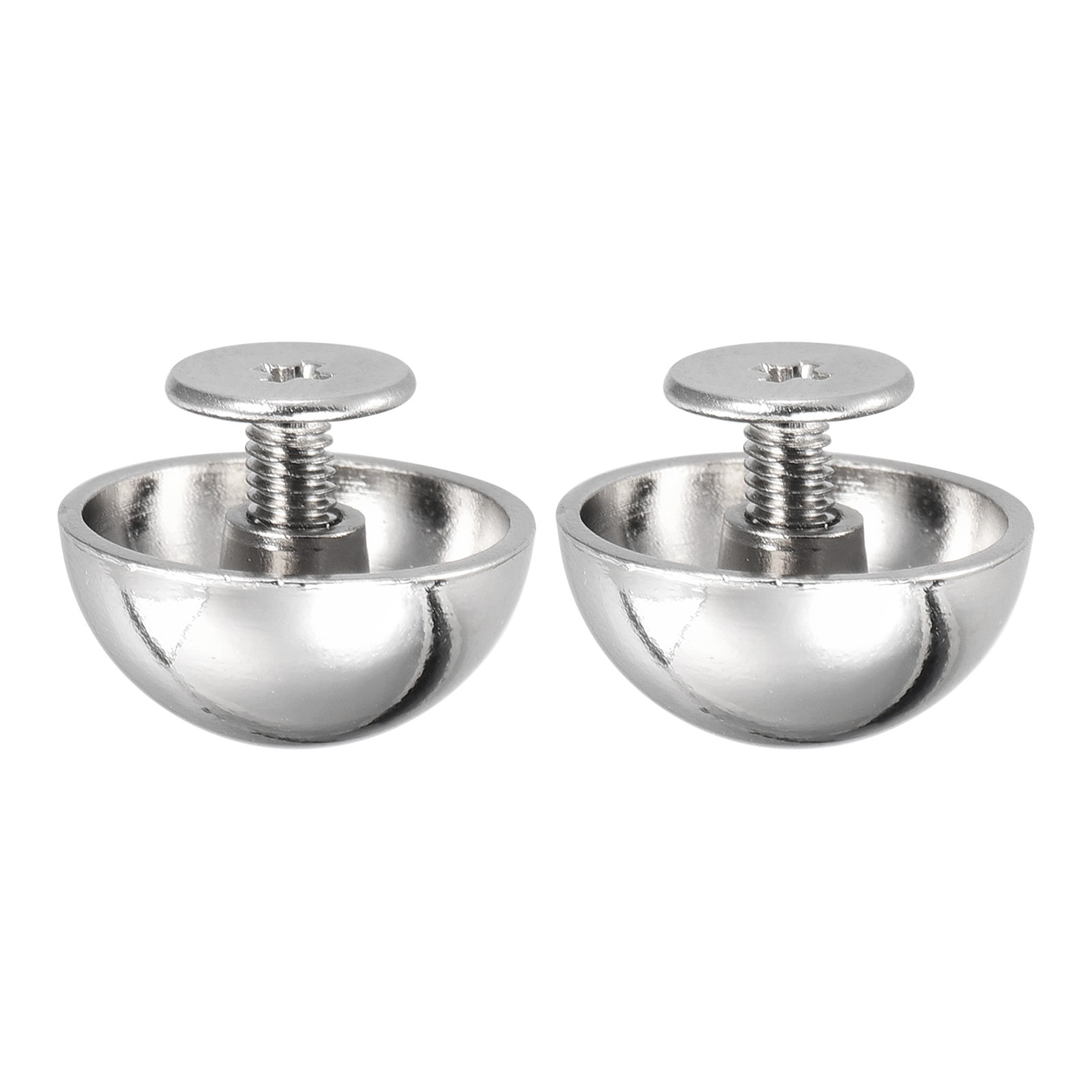 10Set 15x7.5mm Screw Back Rivet DIY Hollow Round Head Leather Stud